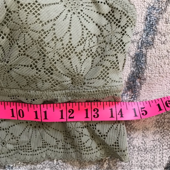 NWOT Aerie Being Lace Back Double Straps Sage Bralette Size L - Picture 10 of 10
